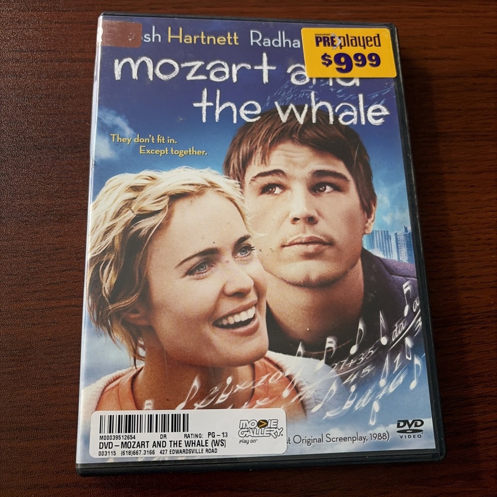 Mozart and the Whale DVD 2006 Josh Hartnett Radha Mitchell Autism Drama